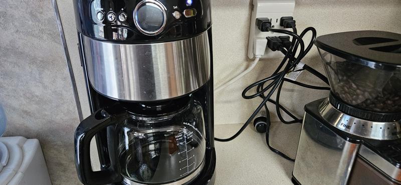 KitchenAid 14 Cup Contour Silver Residential Coffee Maker in the Coffee Makers department at Lowes