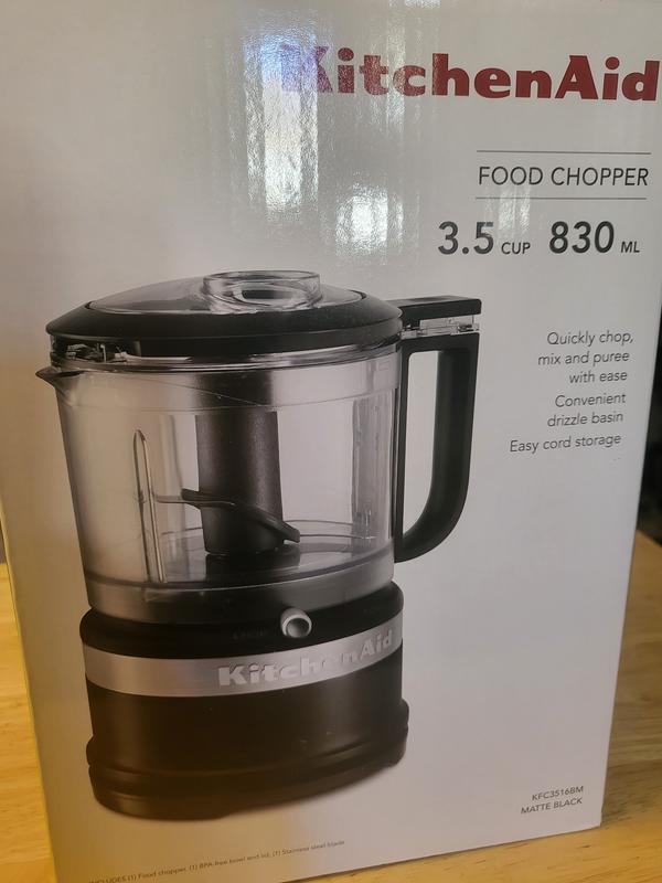 As Is KitchenAid 3.5-Cup One-Touch 2-Speed Chopper 