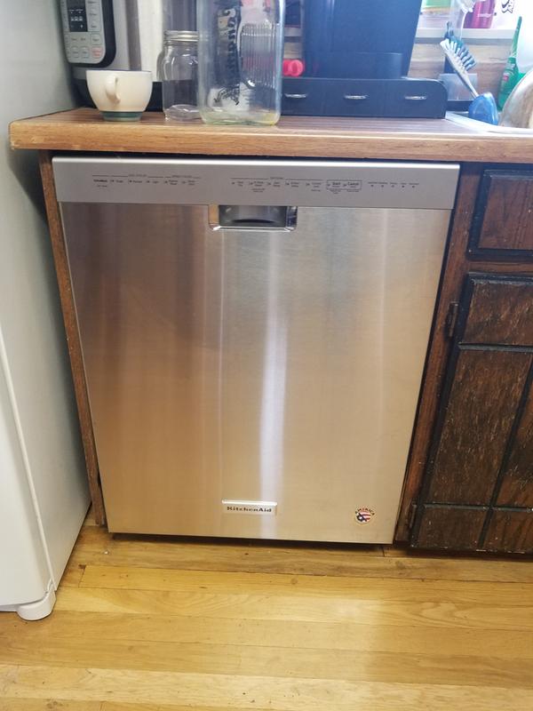 Stainless Steel 24 6 Cycle 5 Option Dishwasher Pocket Handle
