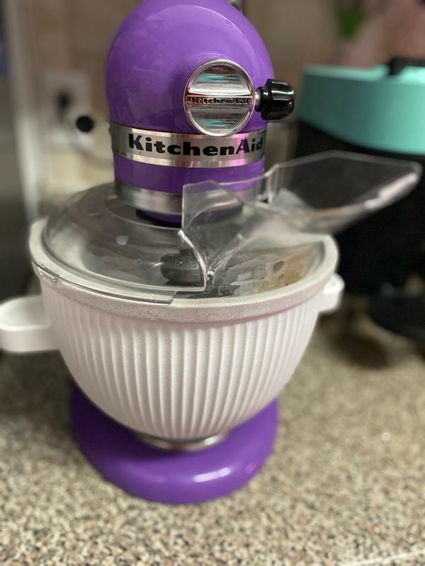 New KitchenAid Lavender Cream Lilac Purple Set of 3 Mixing Bowls SLVA