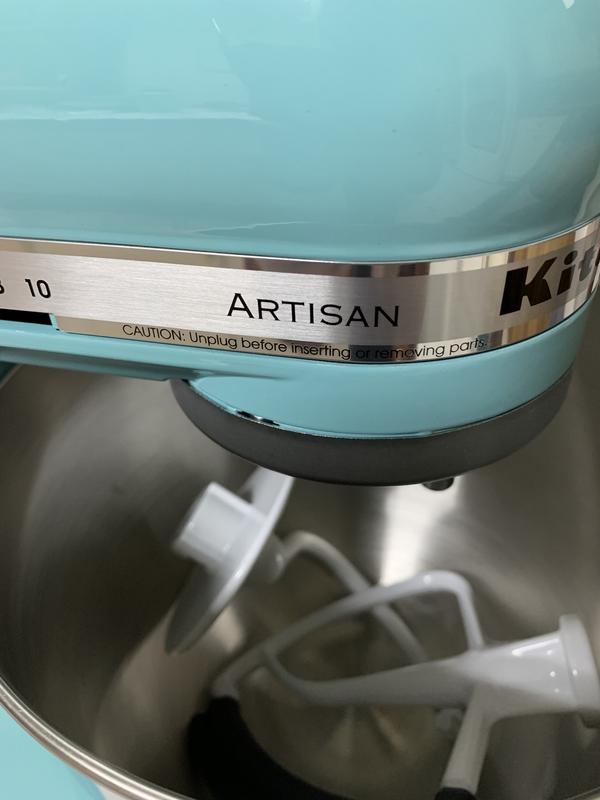  KitchenAid Artisan Series 5-Qt. Stand Mixer - Aqua Sky and  Spiralizer Attachment : Everything Else