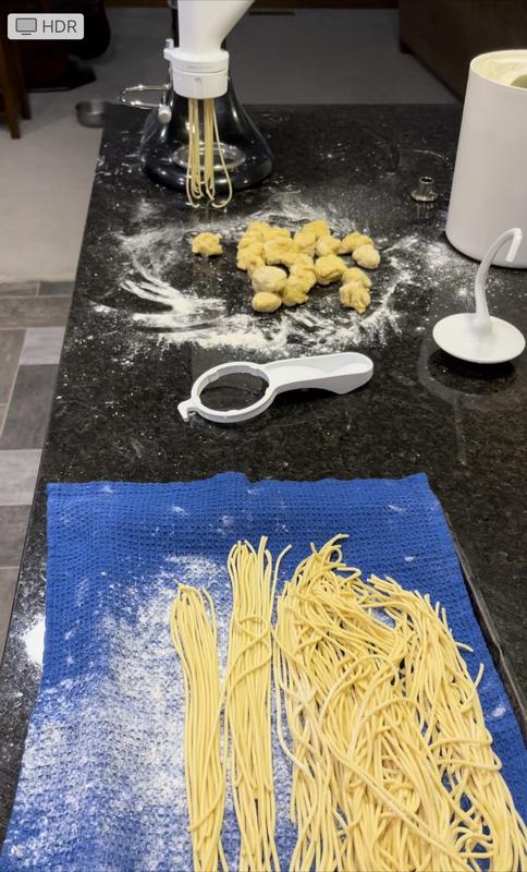I work for a specialty food provider and we make fresh pasta three times a  week. Here's our freshly extruded Rigatoni. Enjoy! : r/oddlysatisfying