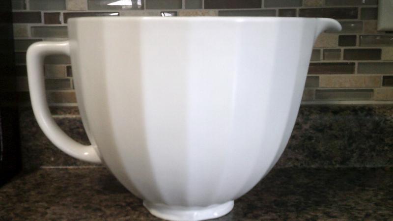 Vintage White Milk Glass Mixing Bowl - Heirloomed