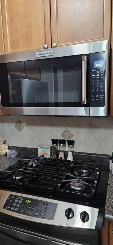 KitchenAid 2-cu ft 1000-Watt 30-in Over-the-Range Microwave KitchenAid 2-cu ft 1000-Watt 30-in Over-the-Range Microwave