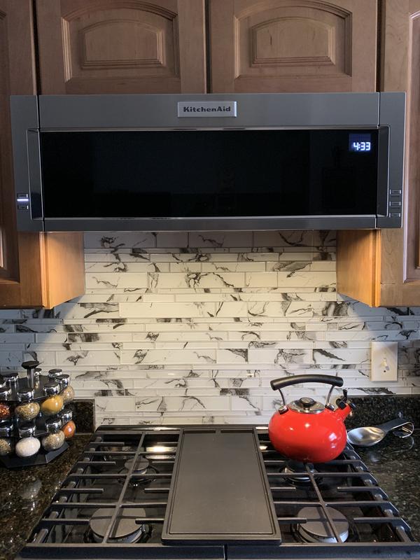 Whirlpool Low Profile Ft 1000Watt OvertheRange Microwave (Stainless