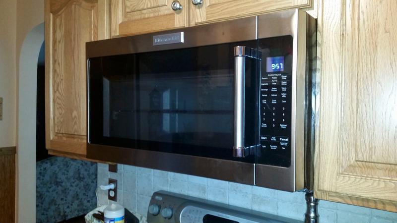 KitchenAid 2.0 cu. ft. Over the Range Microwave in Stainless Steel with