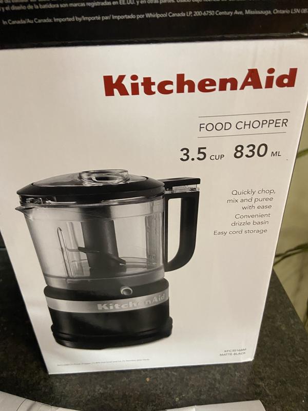  KitchenAid 3.5-Cup Food Chopper, medium, Matte Black