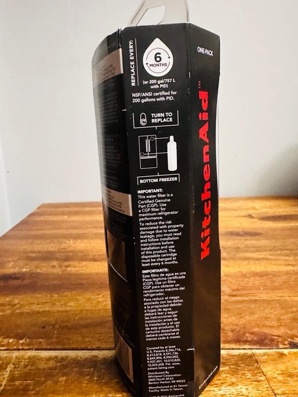 Filtro per frigorifero Everydrop by Whirlpool Ice and Water 2, EDR2RXD1, confezione singola