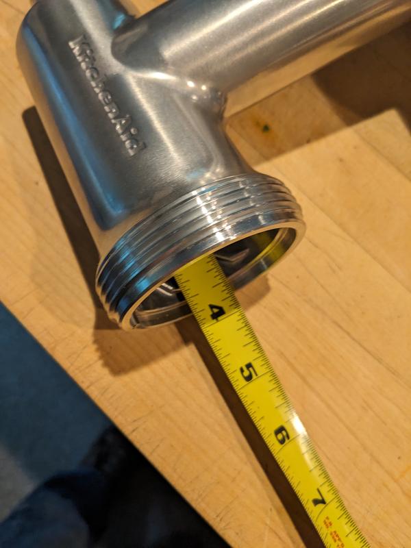 measurements showing size mismatch