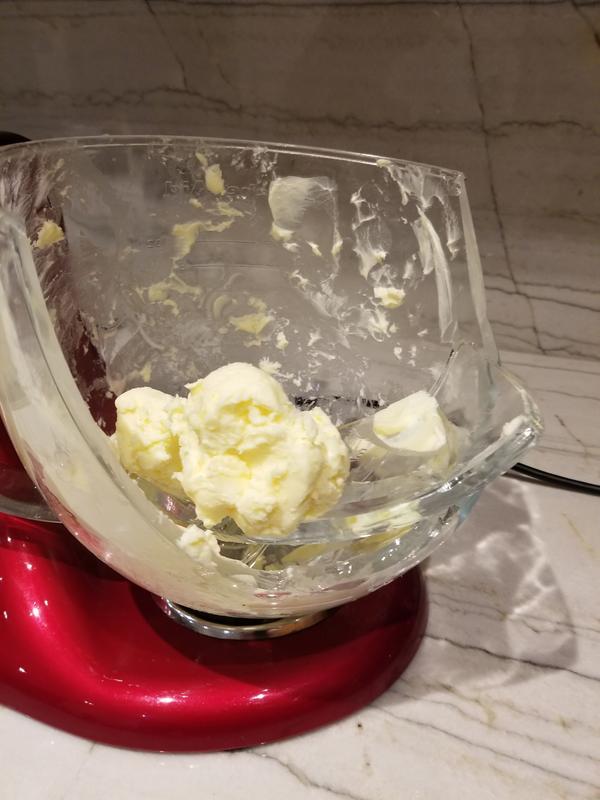 Broken bowl and pieces of glass