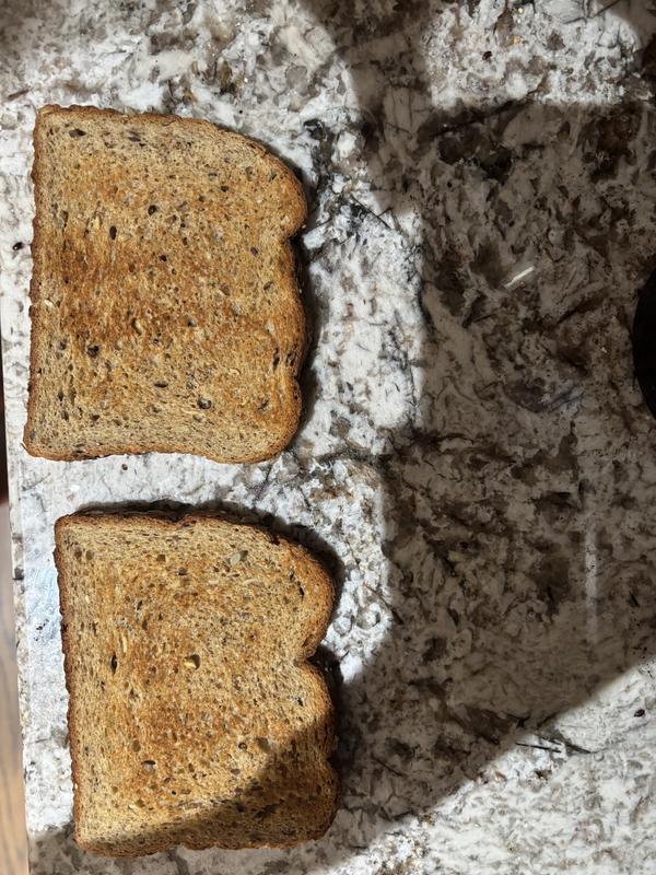 Second to highest toasting level for normal toast.