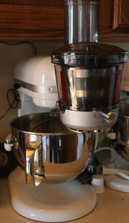 Juicer installed on Mixer