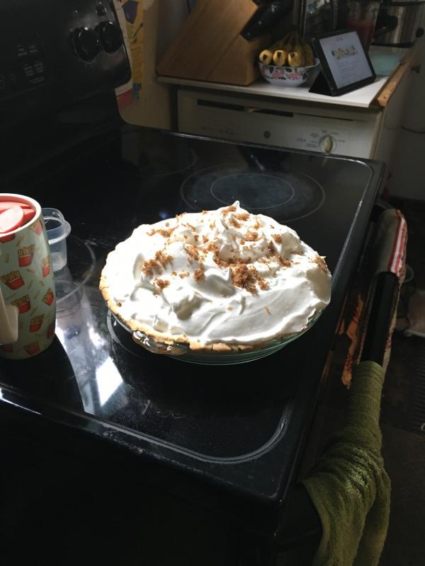 After the best meringue ever!