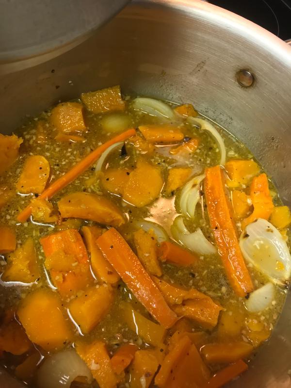 From this to my silky smooth soup!