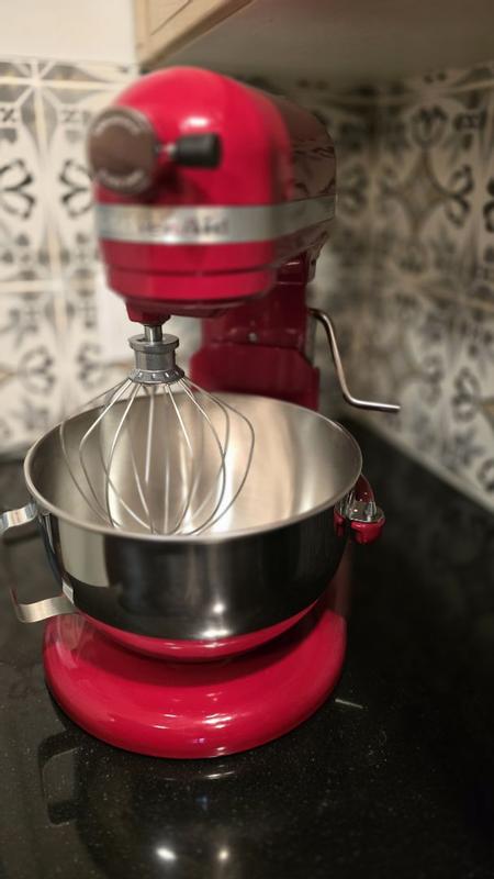 5.5 qt. 11-Speed Stainless Steel Bowl-Lift Stand Mixer in Red