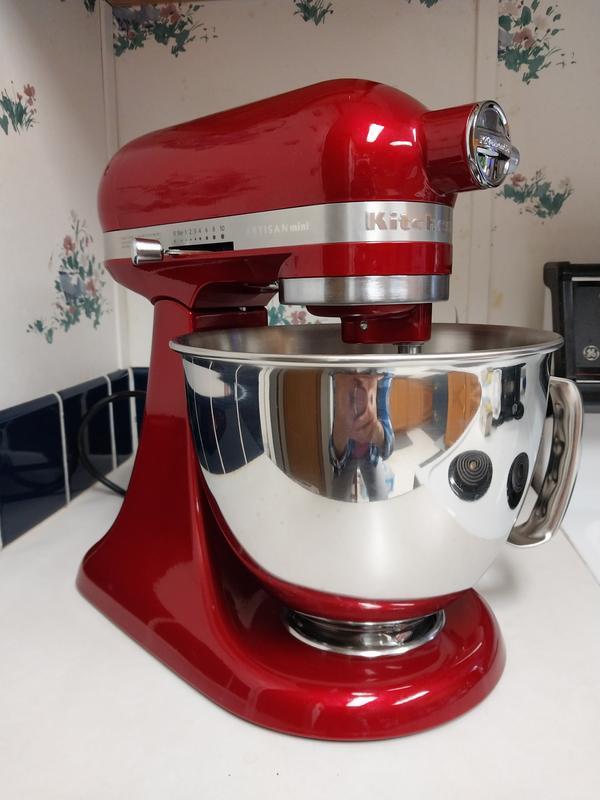 Artisan® Mini 3.5 Quart Tilt-Head Stand Mixer - Candy Apple Red