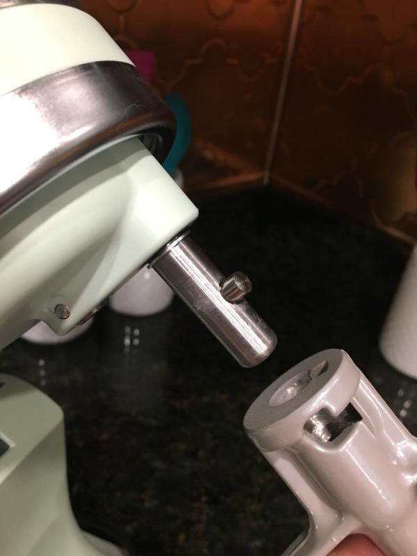 Insert and twist   It locks in place