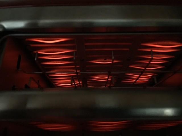 See how the coils heat unevenly.