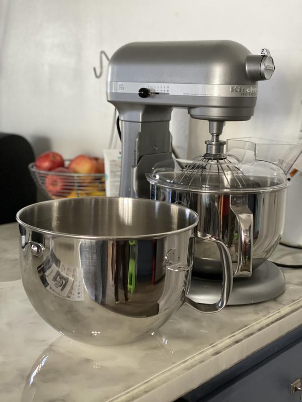KitchenAid Professional 600 Series 6 Qt. 10-Speed Nickel Pearl