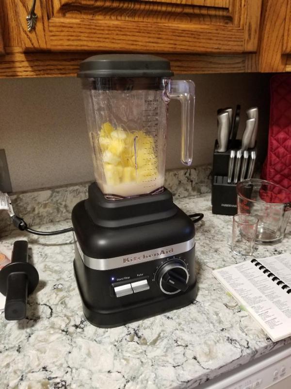 Step one: Pina colada ingredients