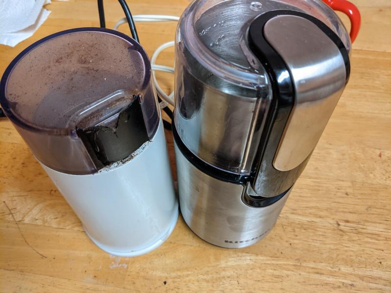 Broken 10 yr old Braun outperforms Kitchenaid