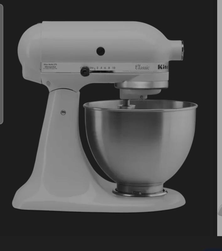 Classic Series 4.5-Quart Tilt-Head Stand Mixer - White | KitchenAid CA
