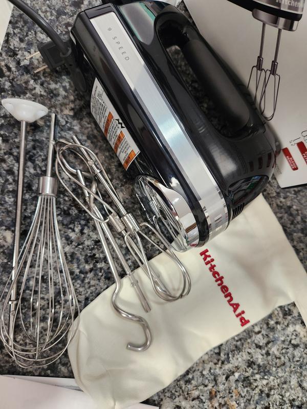 【新品】KitchenAid 9KHM928OB BLACK　ハンドミキサー 楽天市場】クーポン利用不可 キッチンエイド 9段階変速 ハンド