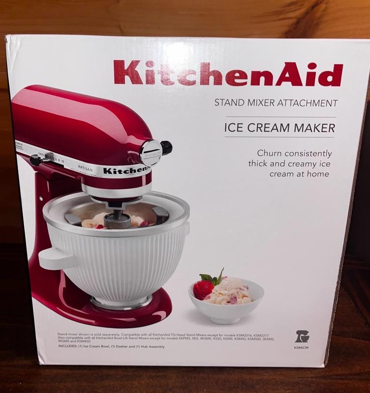 【純正品】KitchenAid アイスクリームメーカー 2クォート KitchenAid スタンドミキサー用 アイスクリームメーカー