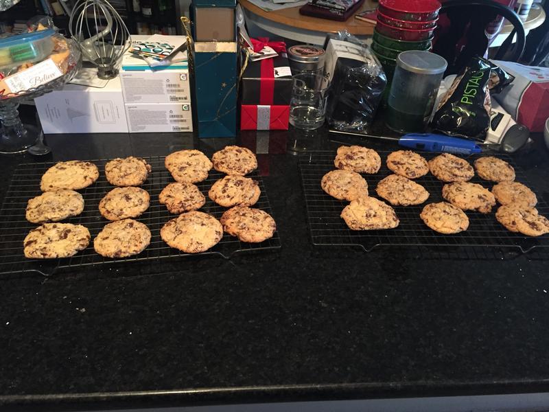 Chocolate chunk cookies