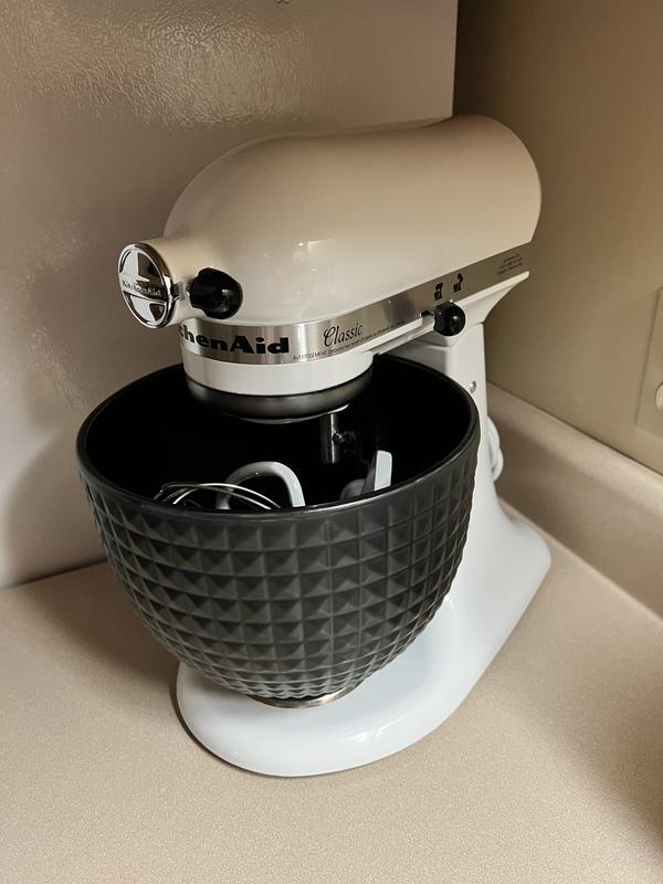 5 Quart Black Studded Ceramic Bowl | KitchenAid US