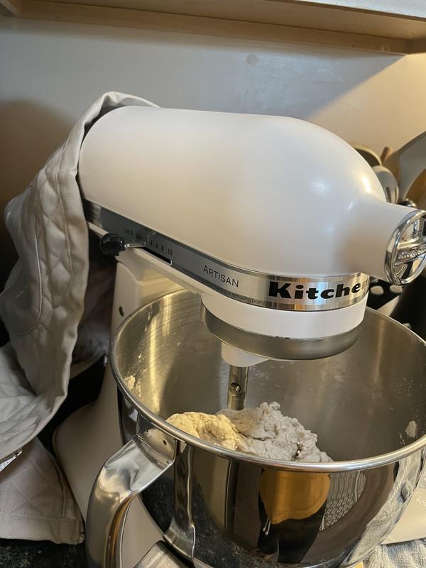 【ジャンク品】KitchenAid Mixer KSM50PWH ホワイト 箱付 KitchenAid KSM50PWH Professional 5 Qt Mixer W/ 3 Attachments