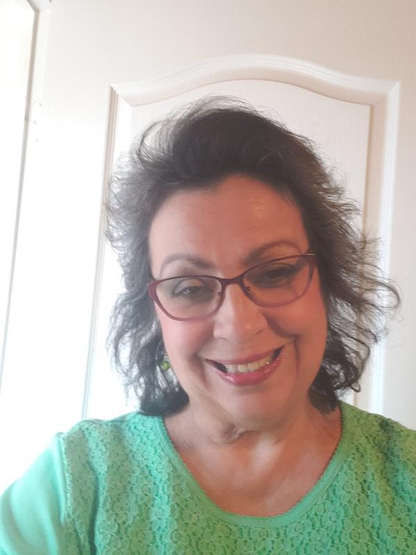 Me smiling about my Kitchen Aid!