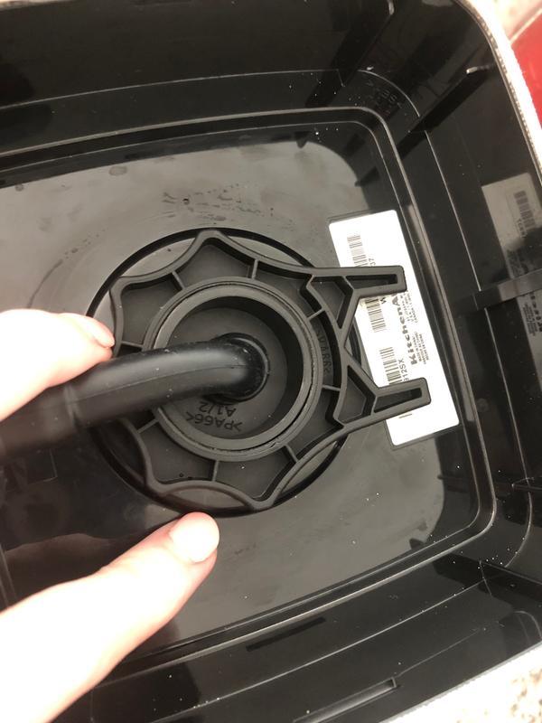 Where my coffee was leaking from, within the bottom of the brewer