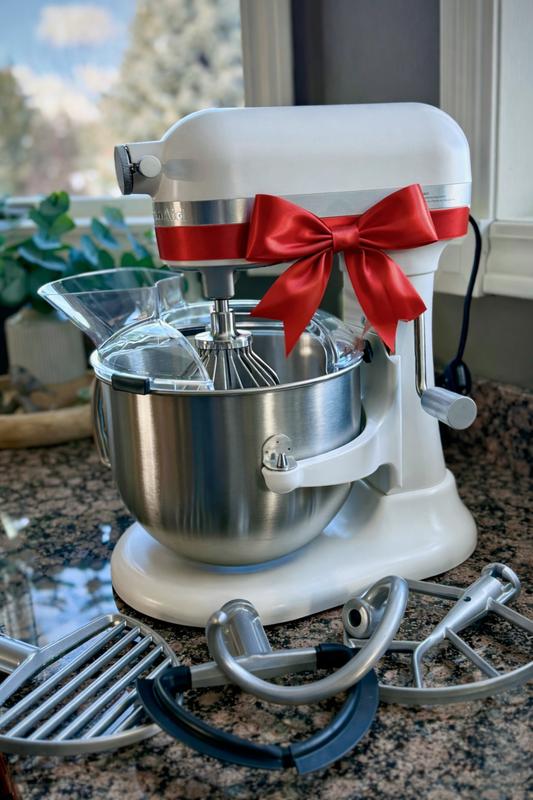 Refurbished 7 Quart Bowl-Lift Stand Mixer - Porcelain White