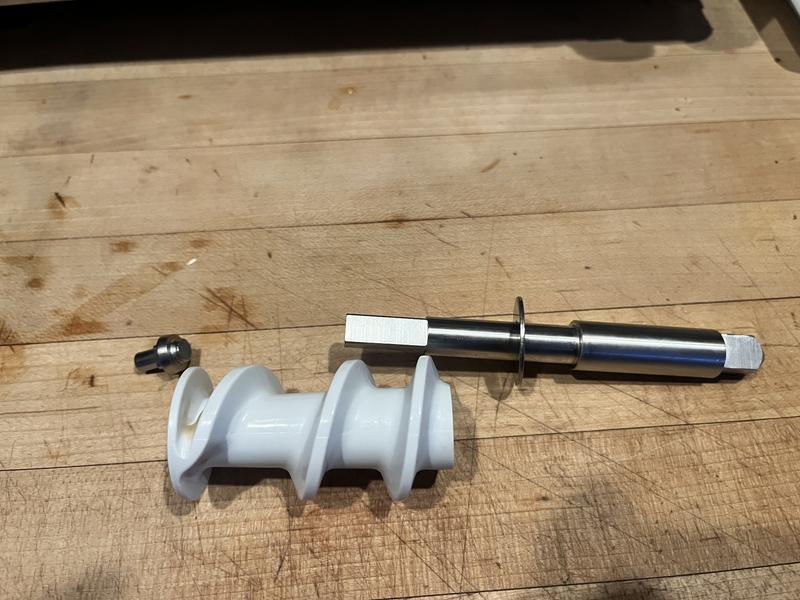 Broken screw for auger