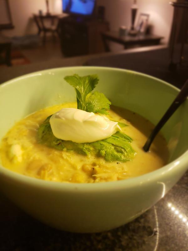 chicken chili soup using blender