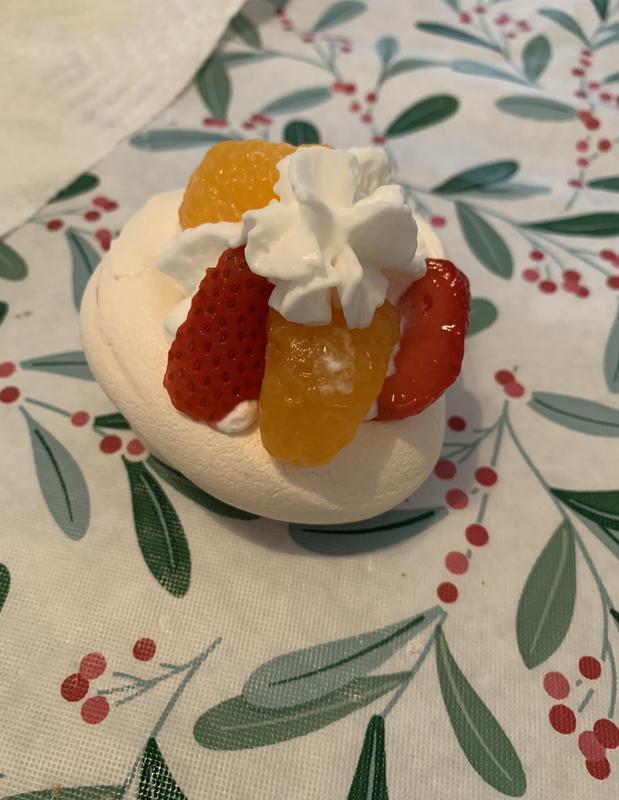 My meringue desserts mixed perfectly