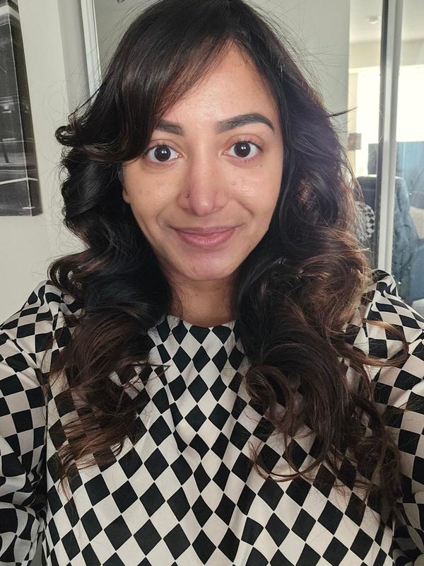 Customer photo for "Perfect for Fake Blow Out Look"