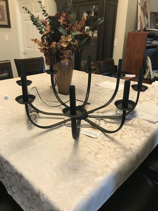 Kennewick 8 Light Chandelier Nickel | Kichler Lighting