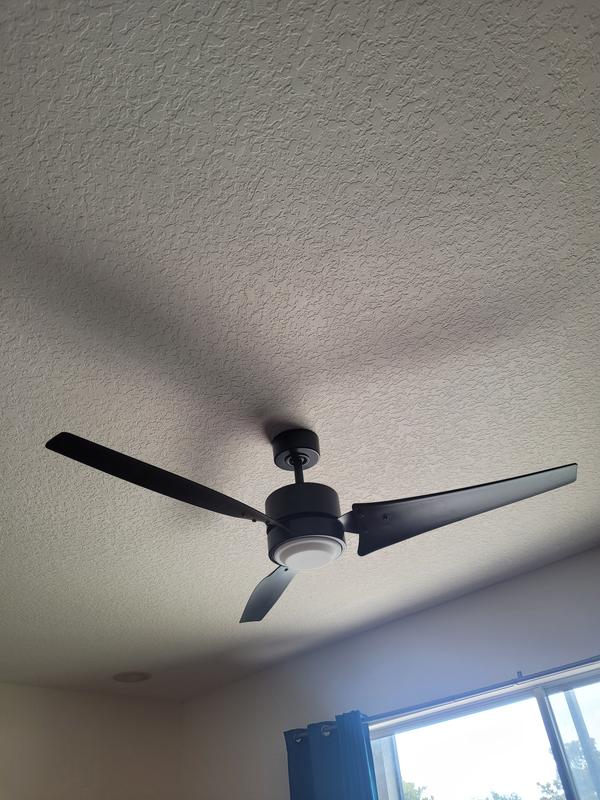 Reviews for KICHLER Rana 60 in. Indoor Satin Black Downrod Mount