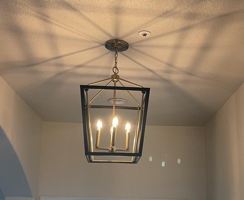 Kichler Delvin 4-Light Champagne Bronze with White Traditional