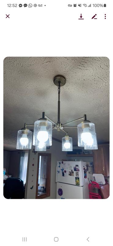 Winslow 26-Inch 6 Light Chandelier Black | Kichler Lighting