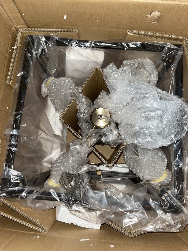 ハペ５g /シャーマン/ラペ/メディスン　４個 Kichler Delvin 4-Light Champagne Bronze with White Traditional