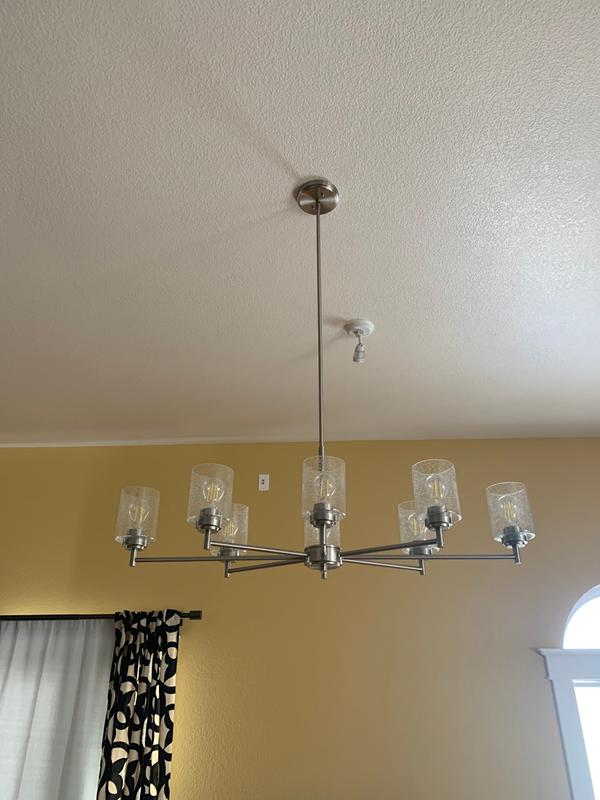 Kichler Winslow 8-Light Brushed Nickel Modern/Contemporary Chandelier