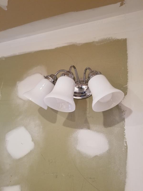 Chrome 3-Light LED Vanity Light Fixture For Bathroom Mirror – Dimmable 19 Inch, 20W Cool White 6000K Modern Wall Sconce