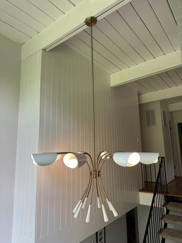 Arcus 8 Light Chandelier Bronze and Black | Kichler Lighting