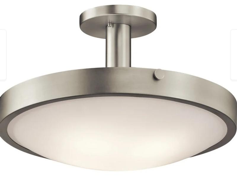 Lytham™ 4 Light Semi Flush Brushed Nickel | Kichler Lighting