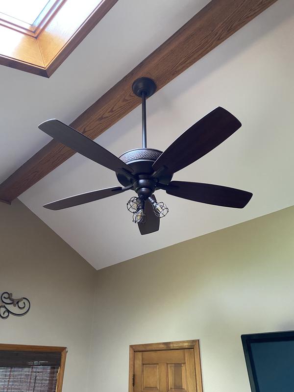 thumbnail image 2 of 70\" Kichler Monarch Patio Copper Ceiling Fan With Wall Control - #73R70... 2 of 11
