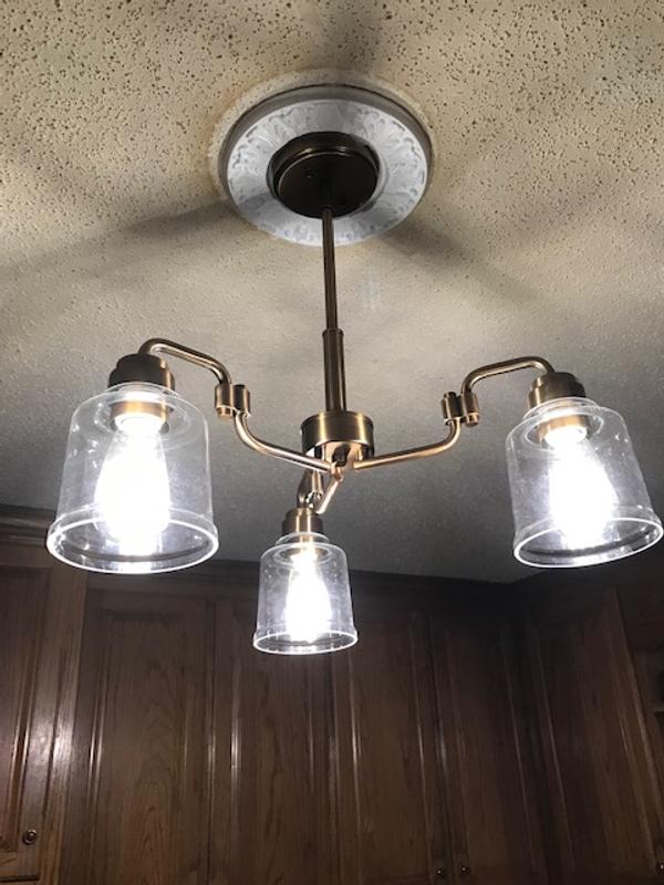 Kichler Aivian 3-Light Industrial Chandelier