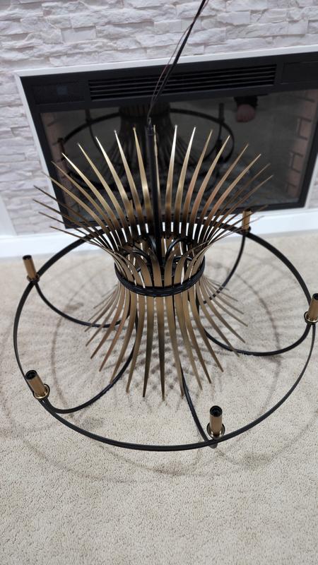 Baile 6 Light Chandelier Brass and Black | Kichler Lighting Baile 6 Light Chandelier Brass and Black | Kichler Lighting